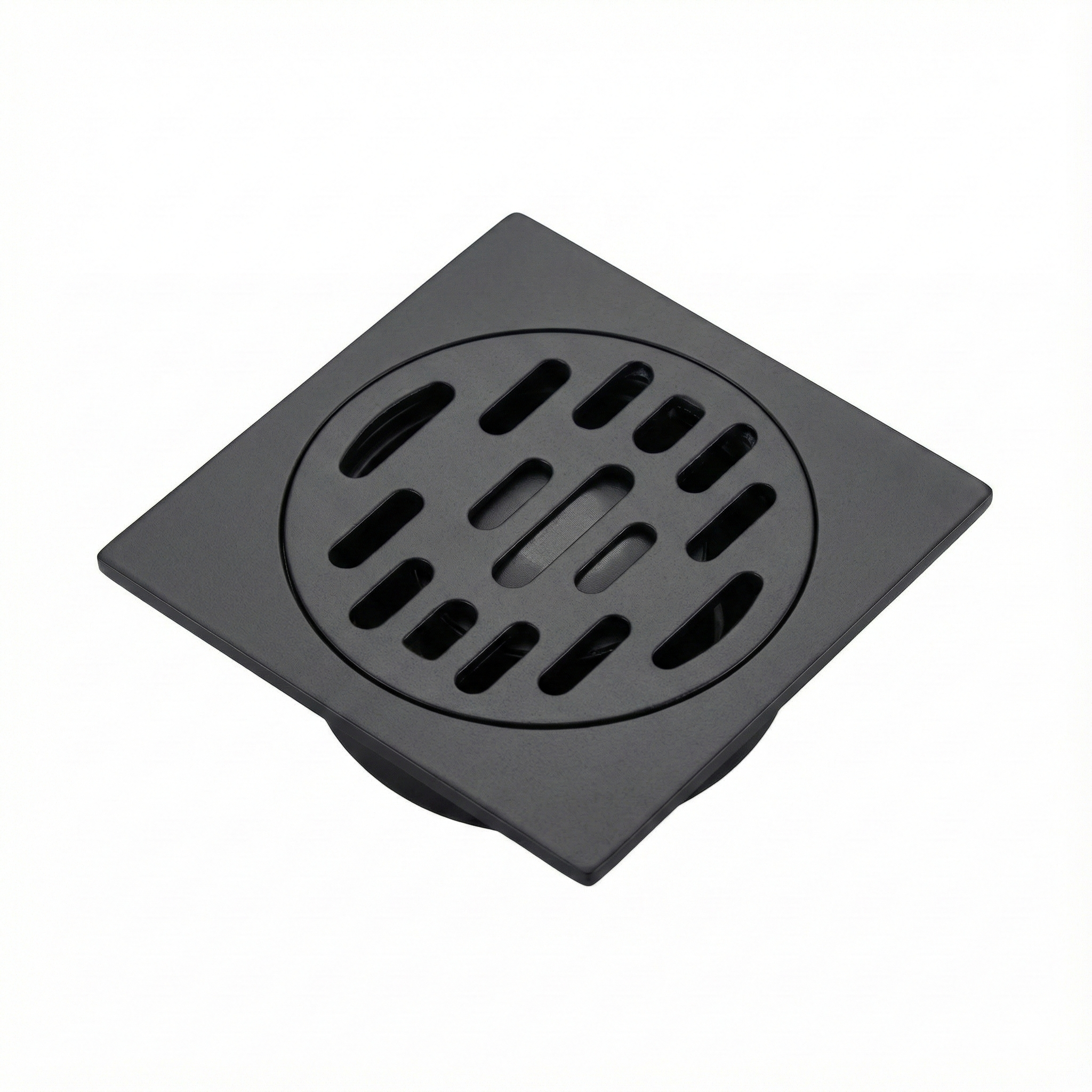 ניקוז ריצפתי | 10/10 | שחור מט | דגם דולפין | מק"ט 120