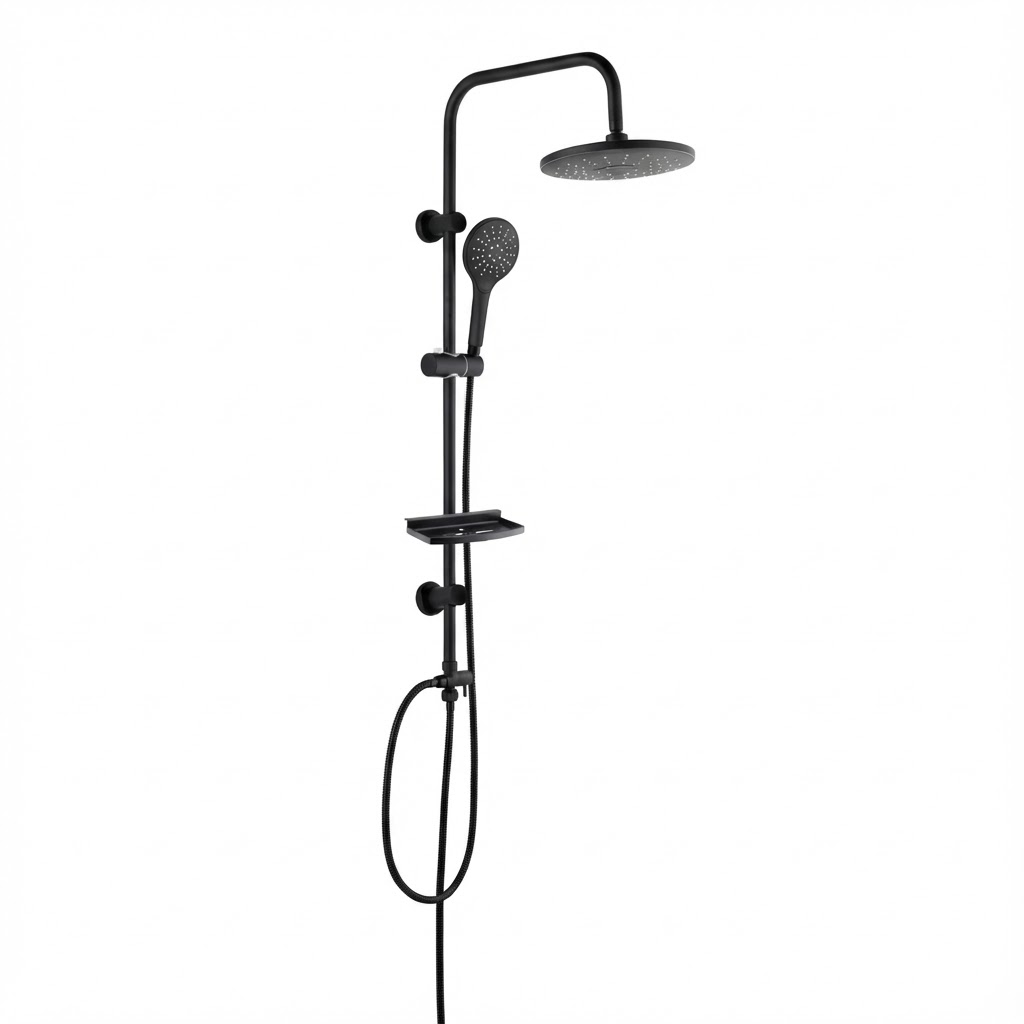 ערכת פינוק למקלחת דגם "ליטל" | שחור מט | מק"ט 245