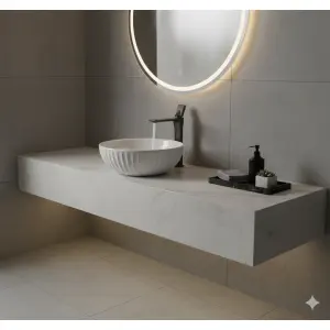 ⁦ברז גבוהה לכיור מונח | שחור מט | מק"ט 437⁩ – תמונה ⁦2⁩