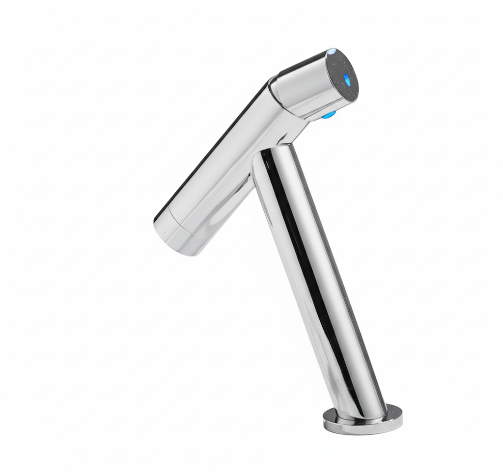 ברז מעצבים אופנתי אלגנטי לכיור מקלחת חם קר כרום מק"ט 455