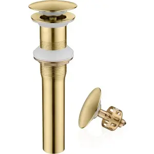 ⁦ונטיל פופ אפ לכיור רחצה | צול ורבע | זהב מוברש | מק"ט 782/2⁩ – תמונה ⁦5⁩