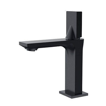 ברז לכיור מקלחת מפואר איכותי שחור מט מק"ט 584