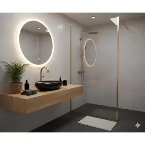 ⁦כיור מונח | שחור מט | מידות 13.5*32*49 | מק"ט 637⁩ – תמונה ⁦2⁩