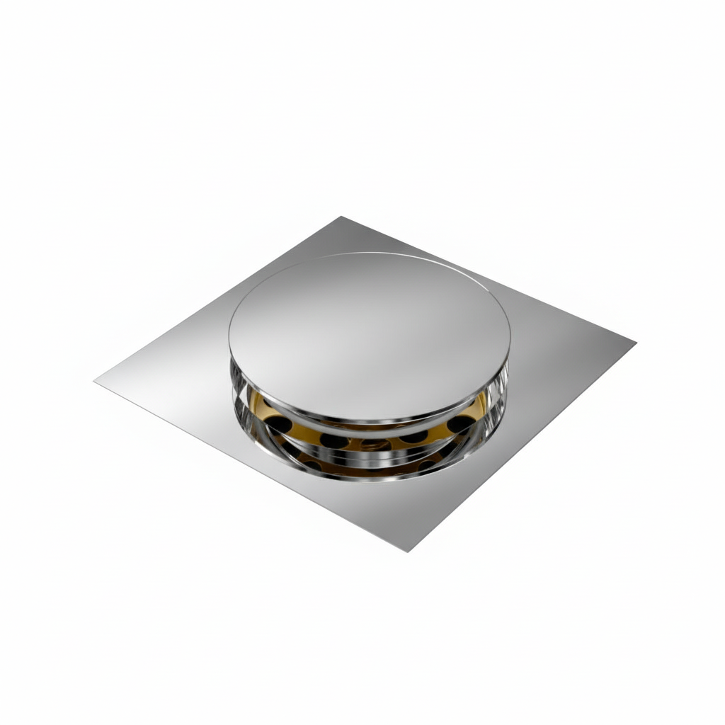 מכסה לקופ' ביקורת | 12/12 | פופ אפ | כרום | מק"ט 110CH