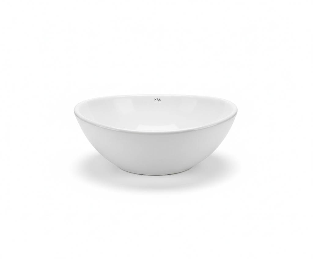 כיור מונח | 35/27/15 | לבן מט | מק"ט 550204