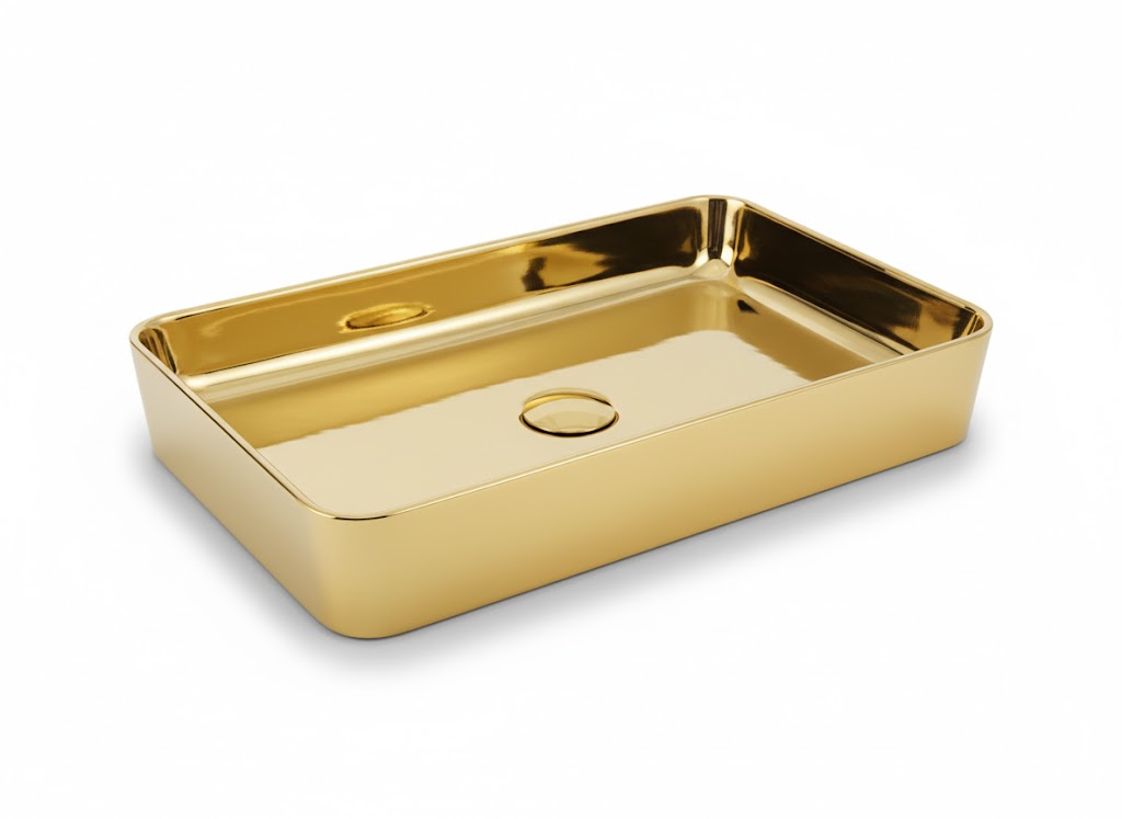 כיור מונח | זהב | 11.5*34*60 | מק"ט 910