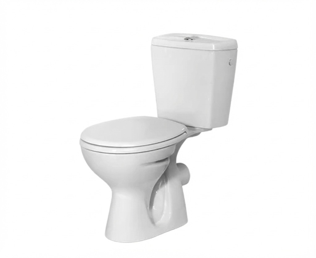 אסלה מונובלוק לבן + מושב הידראולי | דגם אמיר | מק"ט 952