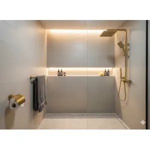 ⁦מתקן לנייר טואלט סגור | זהב מוברש | מק"ט 943/2⁩ – תמונה ⁦2⁩