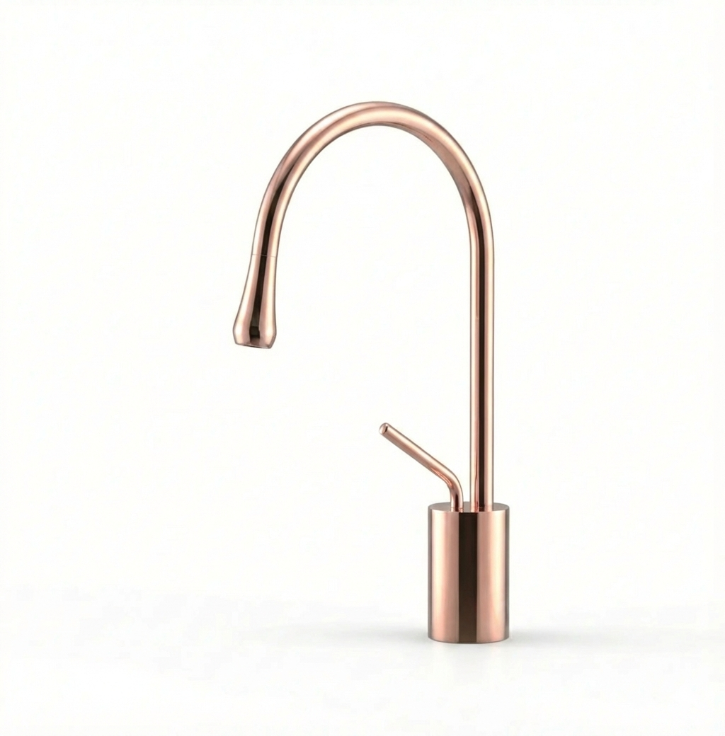 ברז לכיור מקלחת דגם "ליאם" | רוז גולד | מק"ט 958