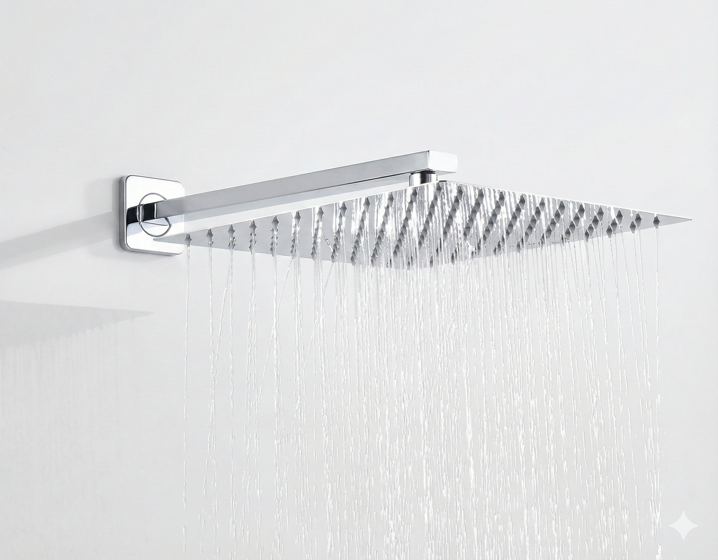 זרוע + ראש גשם 30/30 | נירוסטה | כרום | מק"ט 922