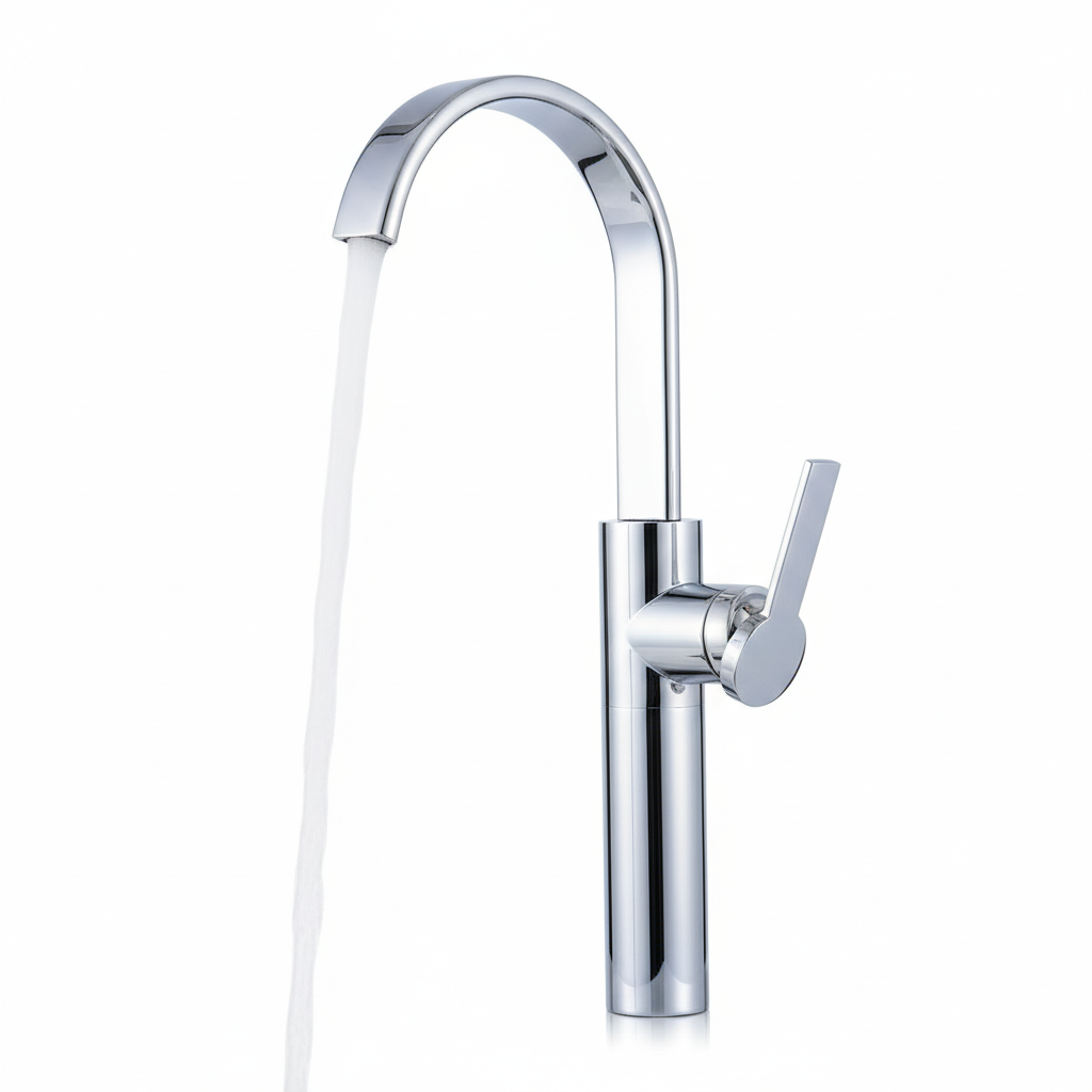 ברז לכיור מקלחת מונח | דגם "אנטוני" | כרום | מק"ט 935