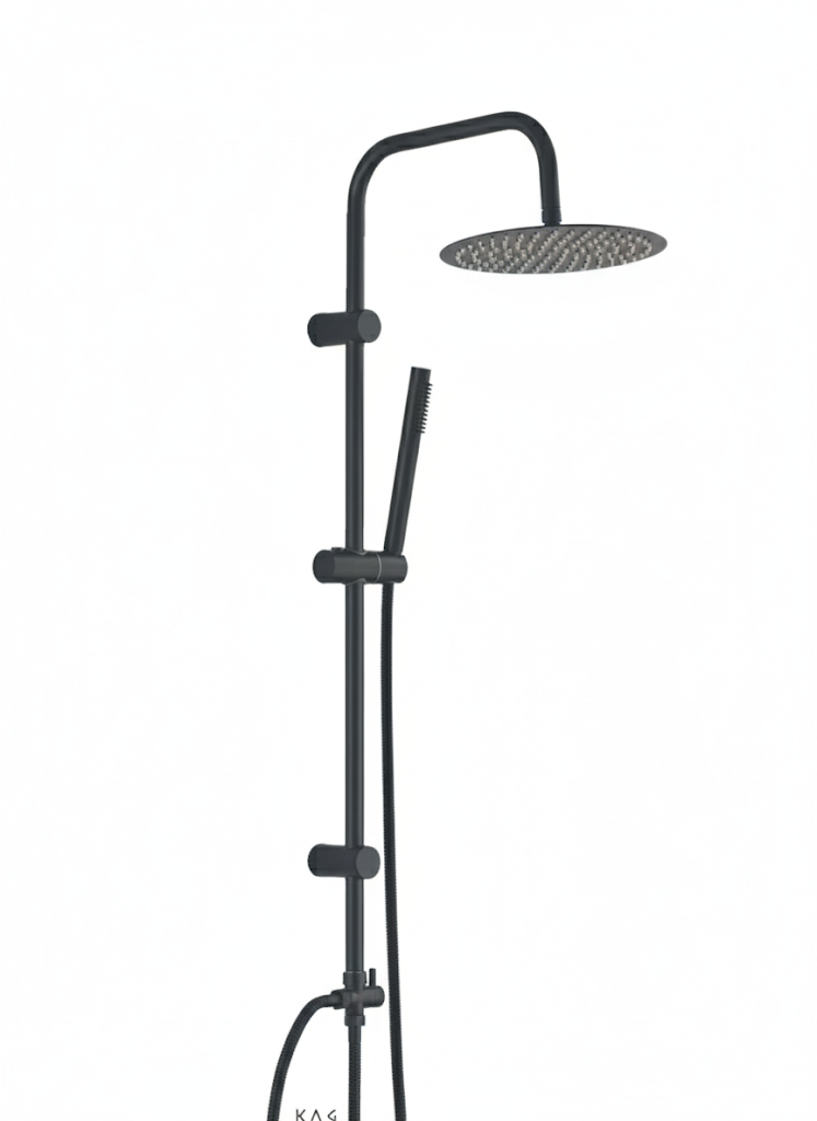 מוט פינוק יוקרתי למקלחת | שחור | מק"ט 867/1