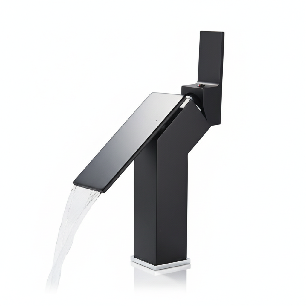 ברז מפל לכיור מקלחת | שחור מט | מק"ט 043/1