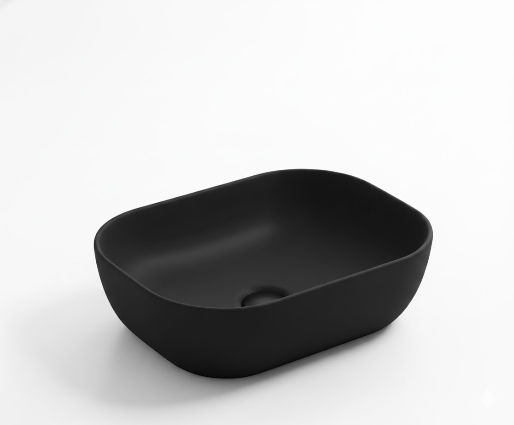 כיור מונח | 455/325/135 | שחור מט | מק"ט 558015MB