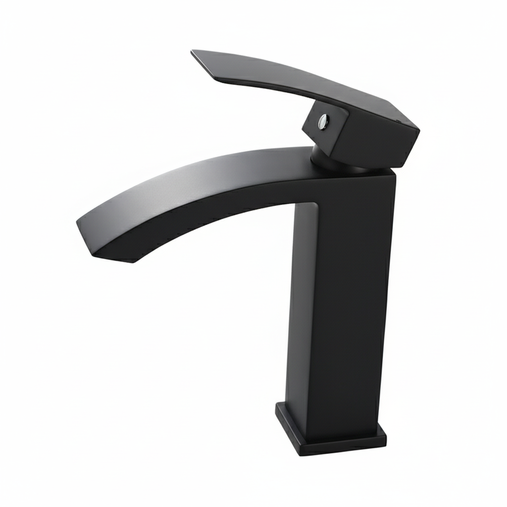 ברז מפל לכיור מקלחת | שחור מט | מק"ט 205