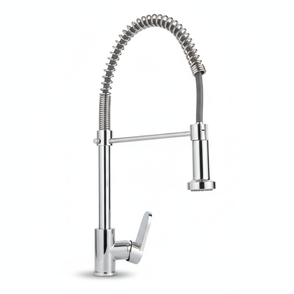 ברז סליל למטבח | "קאג" 7 שנות אחריות | כרום - צינור ניקל | מק"ט 088/0