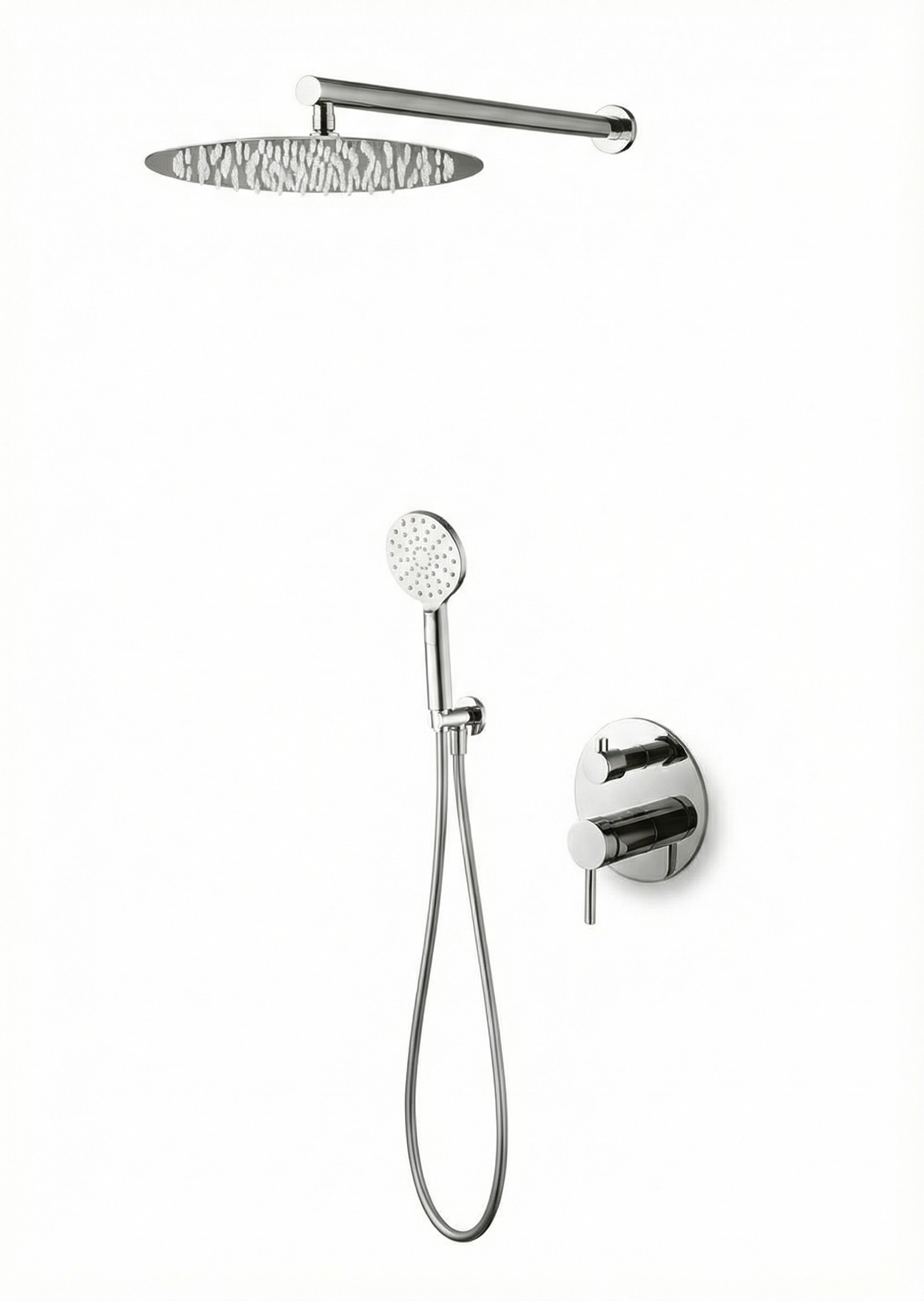 מערכת רחצה מלאה - 6 חלקים | כרום | מק"ט 007