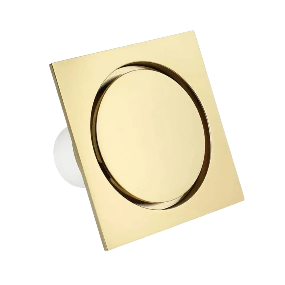 ניקוז / מכסה לק' ביקורת דגם "קופר" | 10/10 | פטנט חוסם ריחות וחרקים | זהב מוברש | מק"ט 301BG