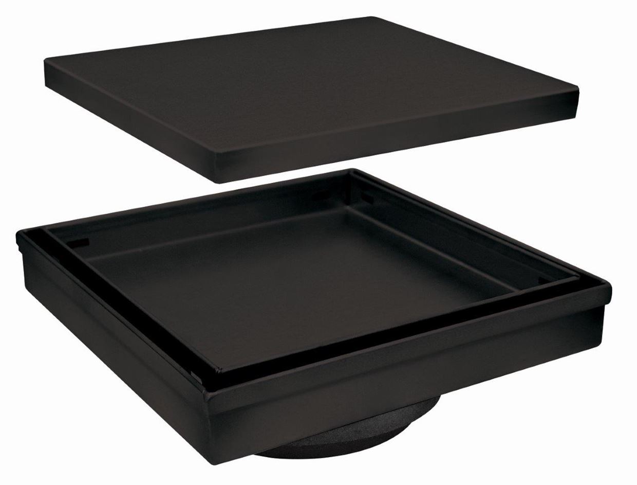 תעלת ניקוז נסתרת (אריח) | 12/12 | שחור מט | מק"ט 127BL