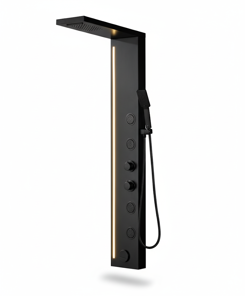 מערכת פינוק מפוארת דגם "סולארה" | שחור מט | מק"ט 7007