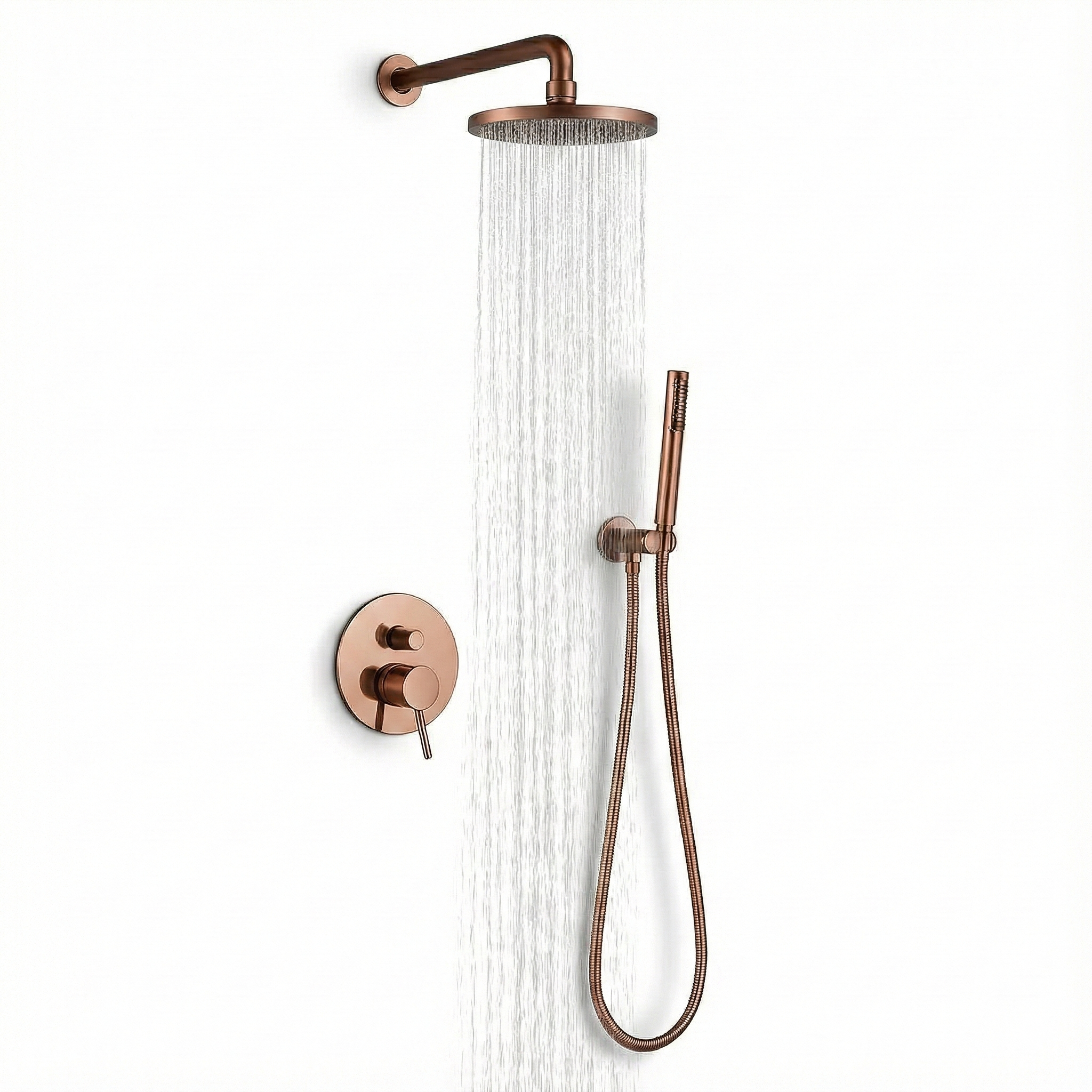 סט אינטרפוץ 4 דרך | דגם "אוליאנה" | רוז גולד | מק"ט 501/7