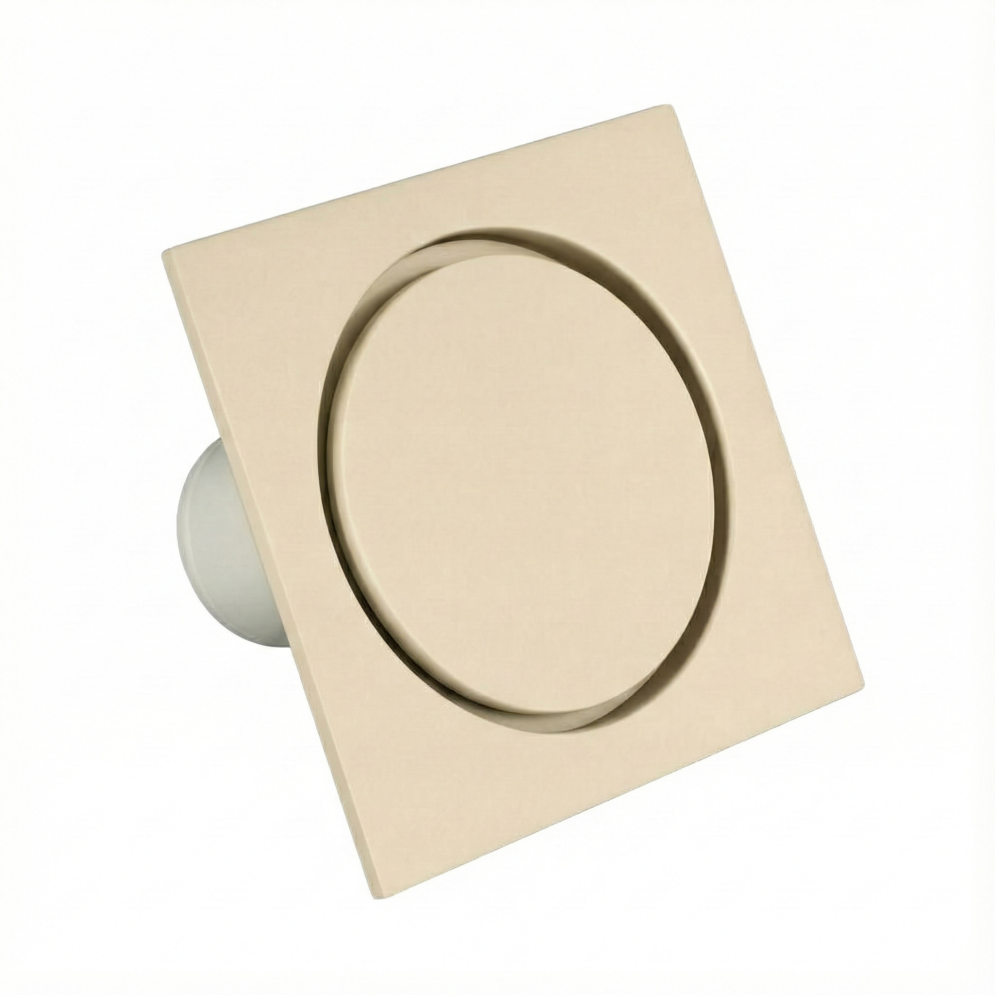 ניקוז / מכסה לק' ביקורת דגם "קופר" | 10/10 | פטנט חוסם ריחות וחרקים | שמנת בז' | מק"ט 301BZ