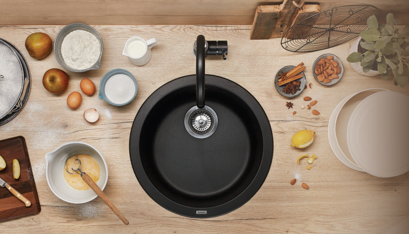 כיור "רונדו" | RONDO | מק"ט 8008 פיורדר גרניט