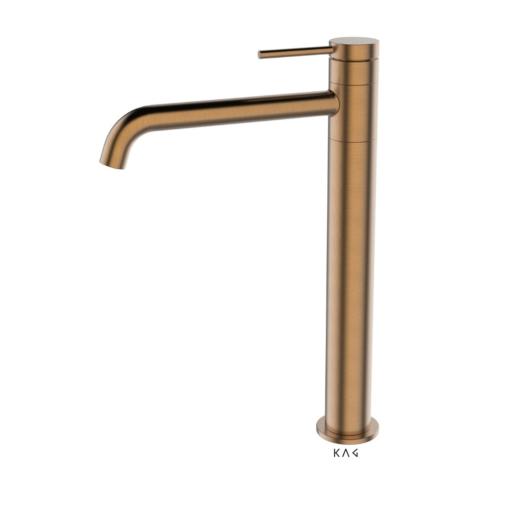 ברז לכיור מקלחת אופנתי | רוז גולד מוברש | 7 שנים אחריות ** מק"ט 908K