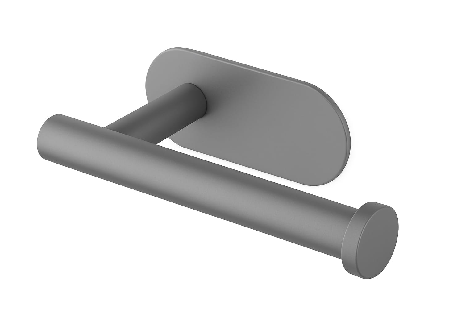 מחזיק נייר טואלט מהודר בהדבקה | אפור גרפיט | מק"ט 1303/6