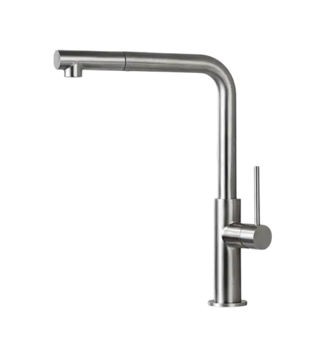 ברז מטבח זויתי נשלף  | דגם "אייל" | ניקל מוברש | מק"ט 510/3