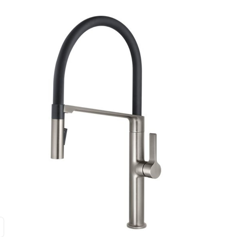 ברז מטבח נשלף דגם " STREAM" מק"ט 400059BN ניקל מוברש