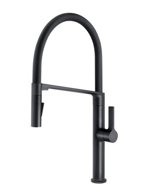 ברז מטבח נשלף דגם " STREAM" מק"ט 400059BL שחור מט