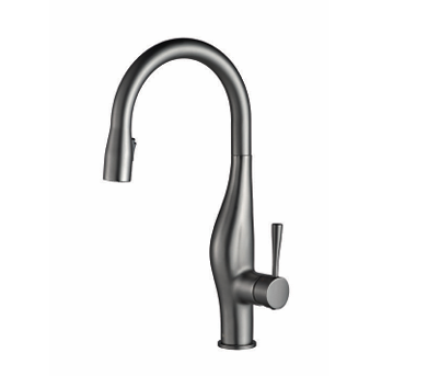 ברז מטבח נשלף | 2 מצבי זרימה | אופנתי מעוצב | K900GR | אפור גרפיט