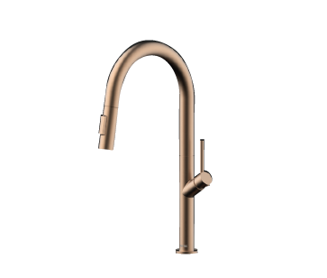 ברז מטבח מעוצב דגם "ליה" | רוז גולד מוברש | מק"ט K727RZ