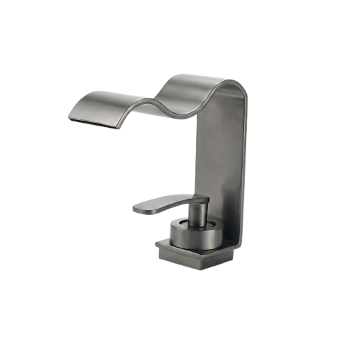 ברז חם קר לכיור אינטגרלי | אפור גרפיט | מק"ט 437/6