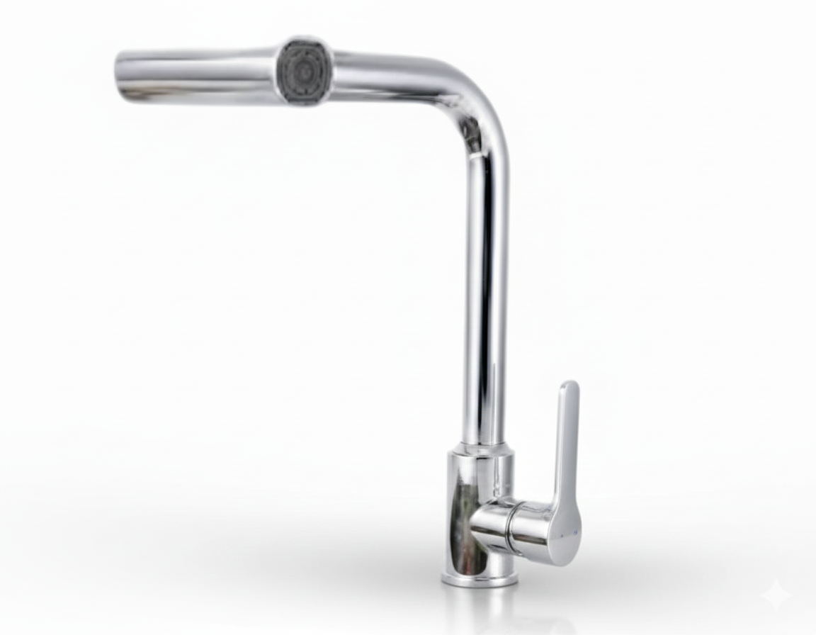 ברז מקלחת חם קר עם ארבע מצבי זרימה צבע כרום מק"ט 302