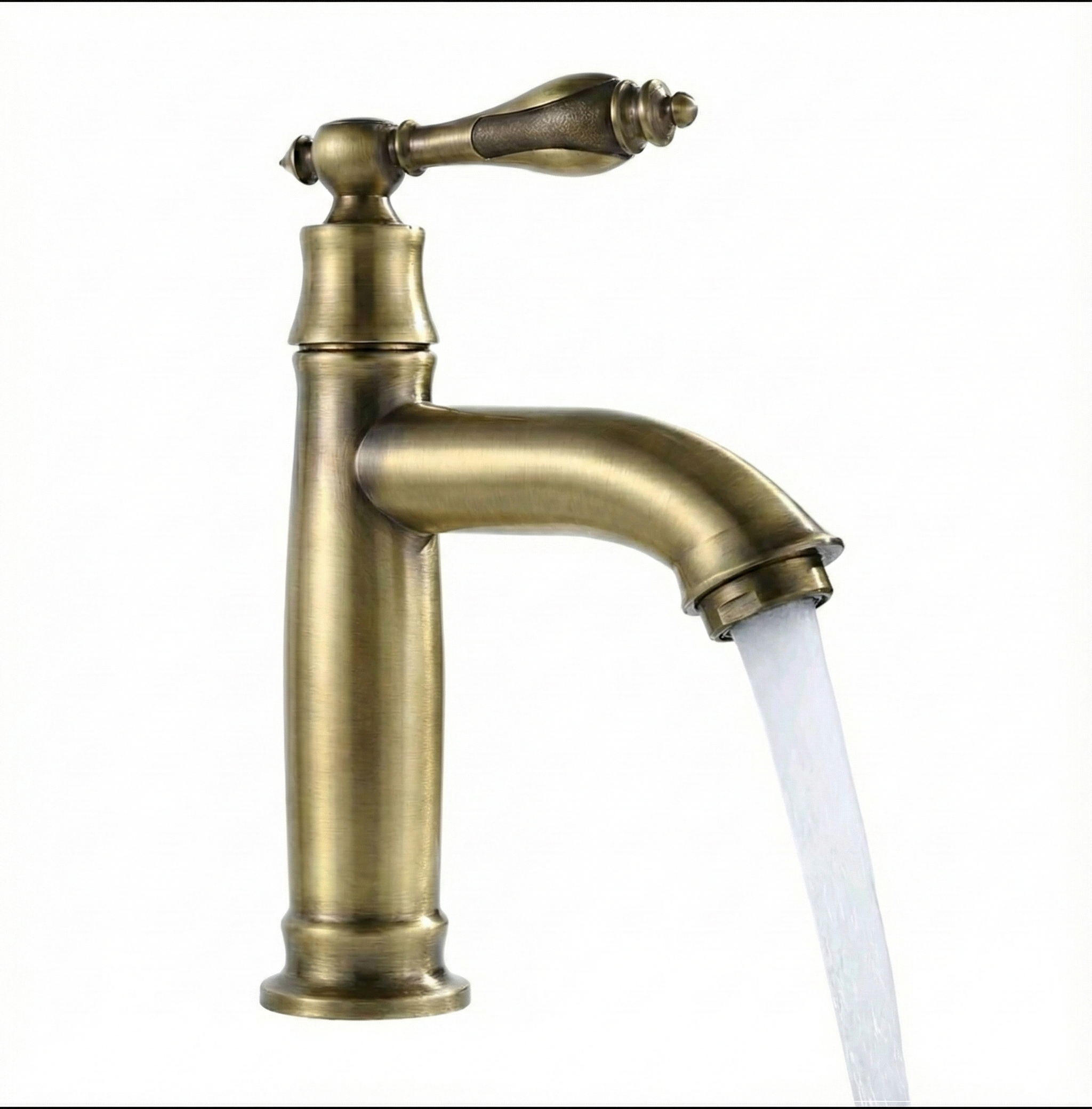 ברז מעוצב סגנון ענתיק | מים קרים בלבד | כיור אינטגרלי | זהב ענתיק מק"ט 633