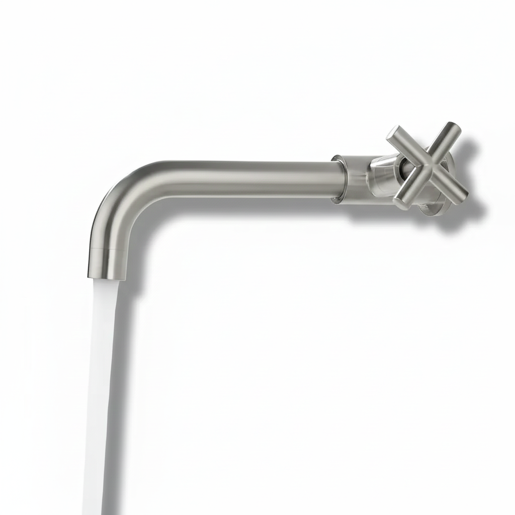 ברז מים קרים מהקיר | ניקל מוברש | מק"ט 938/3