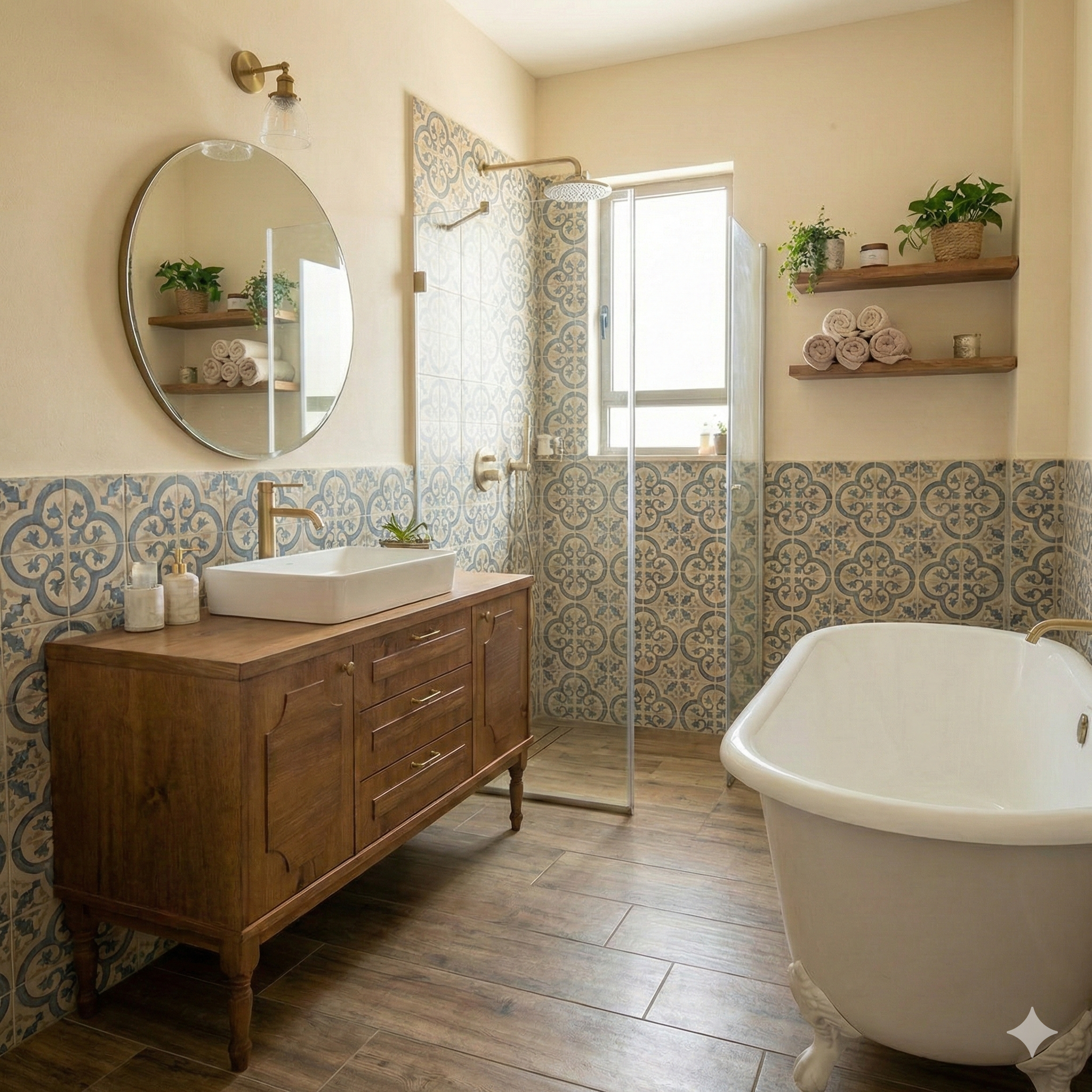 ארון אמבטיה דגם " טאבולה " פורניר צבוע | ארון עומד | משטח בוצ׳ר מק"ט 50021P