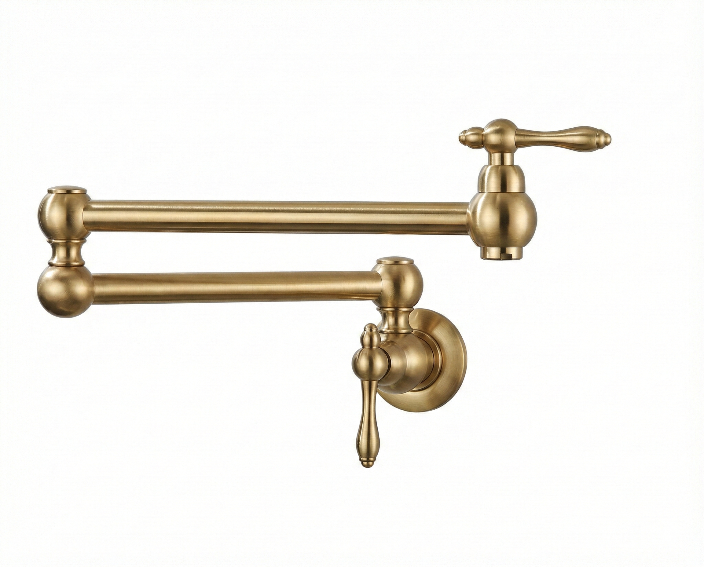 ברז קרים למילוי סירים בסגנון ענתיק | דגם "מנואלה ענתיק"| זהב מוברש מושחר | מק"ט 207