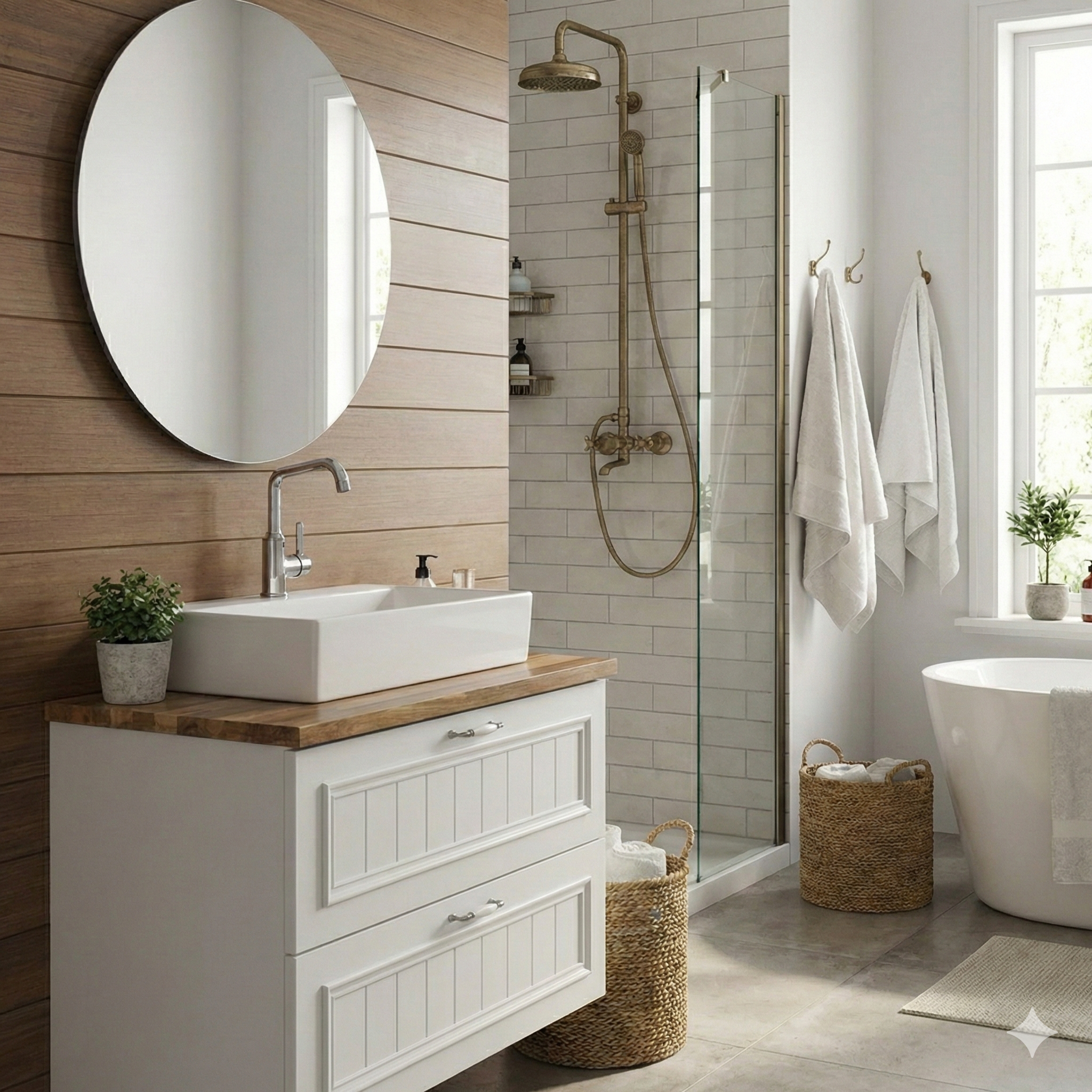 ארון אמבטיה דגם " אליס " אפוקסי | ארון תלוי | משטח בוצ׳ר מק"ט 50094P