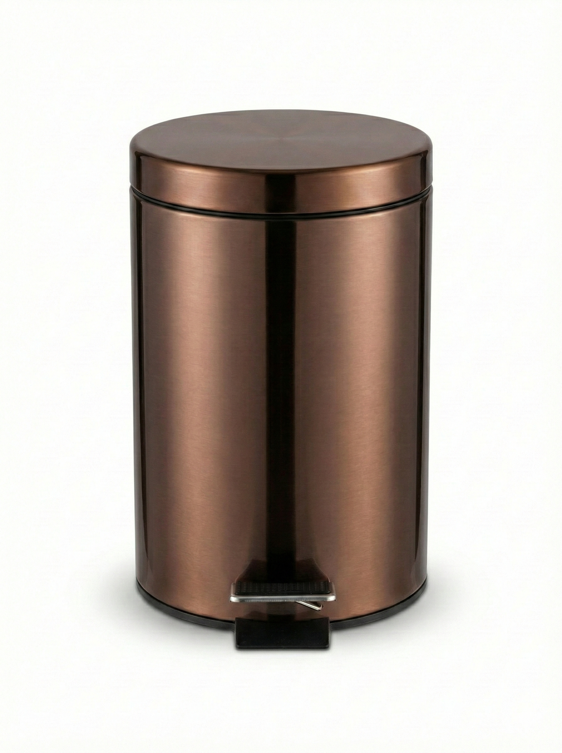 פח אשפה לשירותים | 3 ליטר | רוז גולד מוברש | מק"ט 724/4