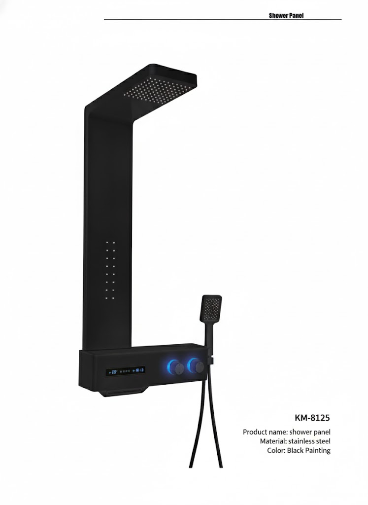 מערכת פינוק מפוארת דגם " ונטו " | שחור מט | מק"ט 8125