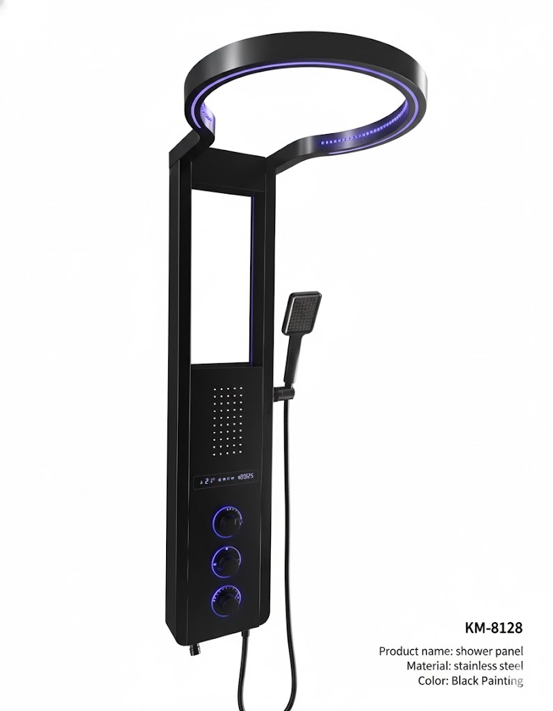 מערכת פינוק מפוארת דגם " פלירמו " | שחור מט | מק"ט 8128