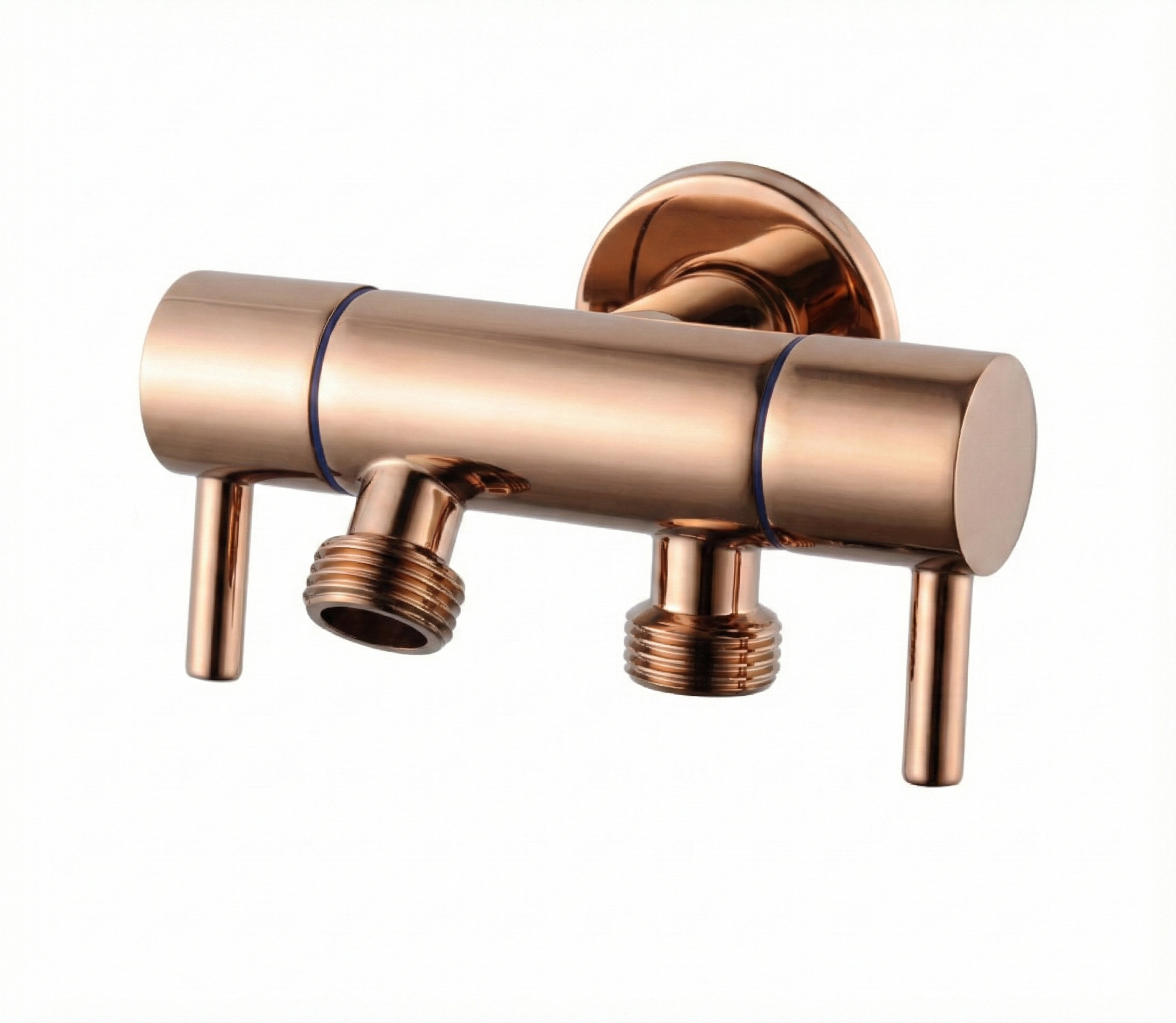 מסוט אסלה כפול | רוז גולד מבריק | מק"ט 956RZ