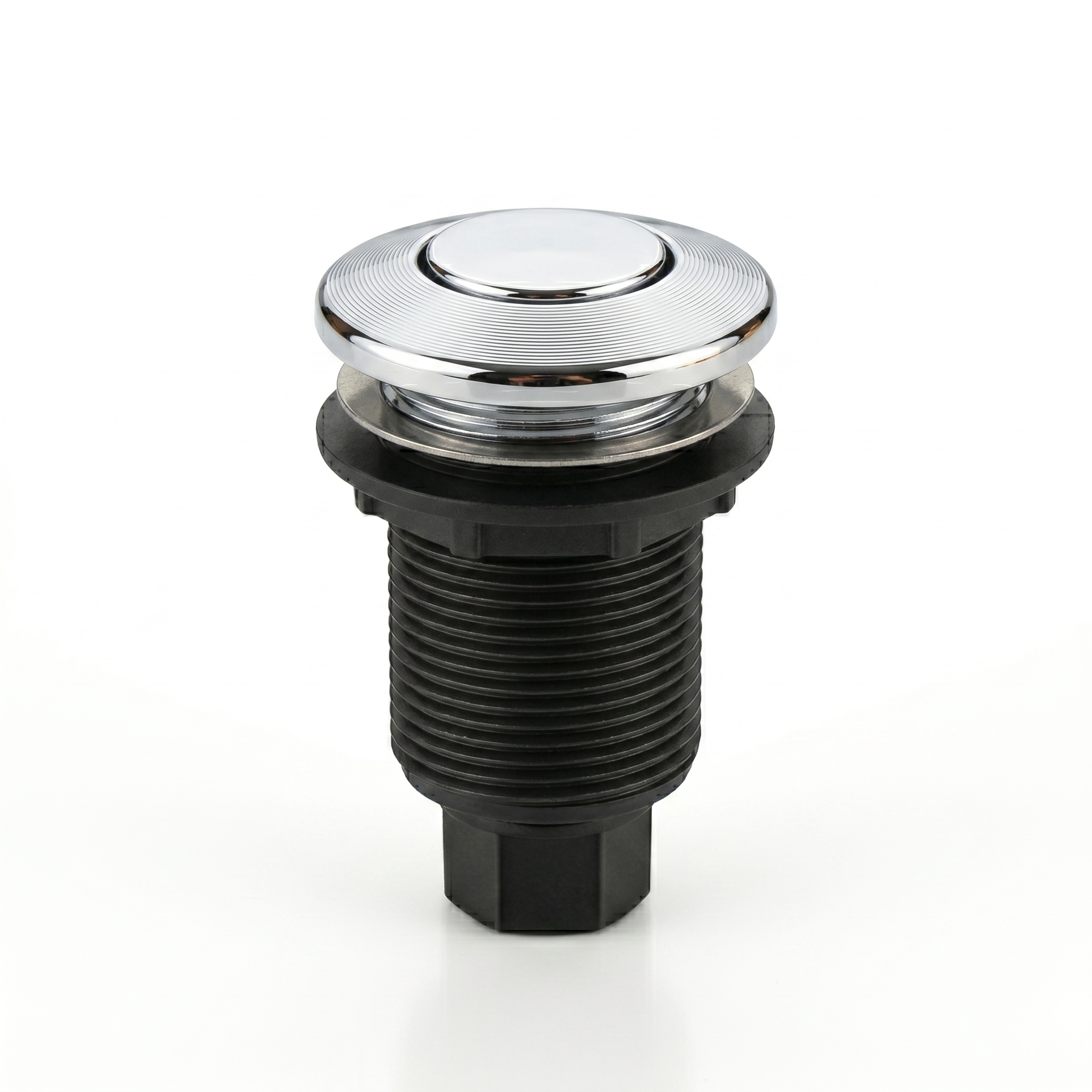 כפתור לטוחן אשפה דק* מתאים לכל טוחני אשפה | כרום | מק"ט 151CH